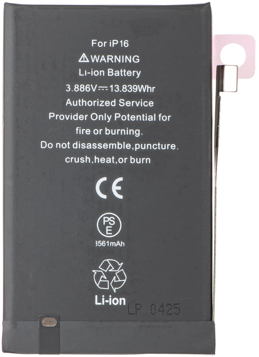 Battery for Apple iPhone 16