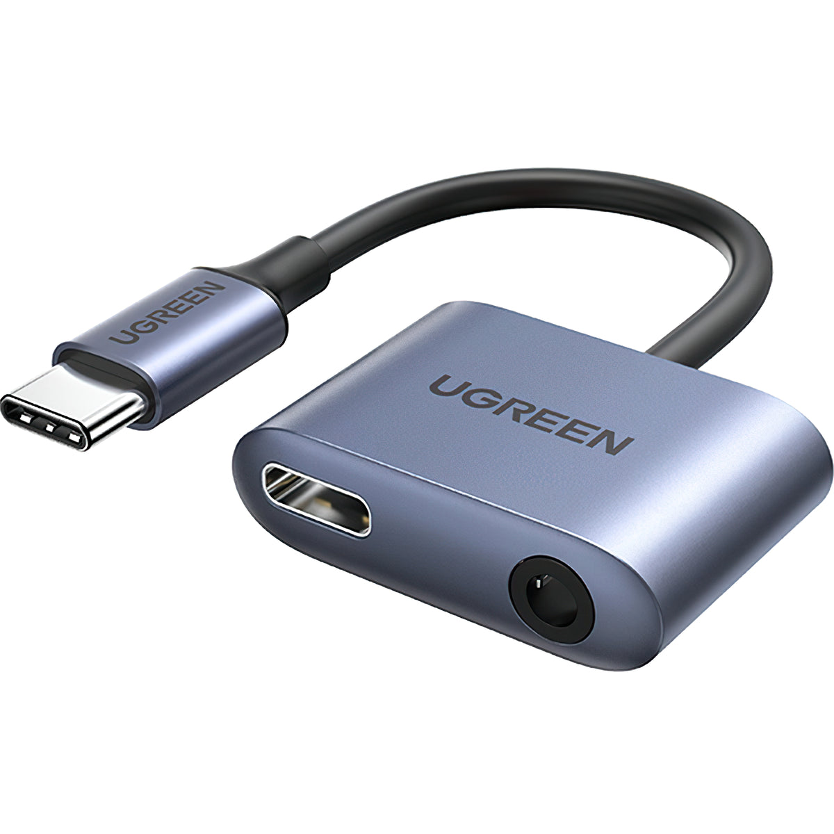 Προσαρμογέας Ήχου USB-C - 3.5mm / USB-C UGREEN CM231, Γκρι
