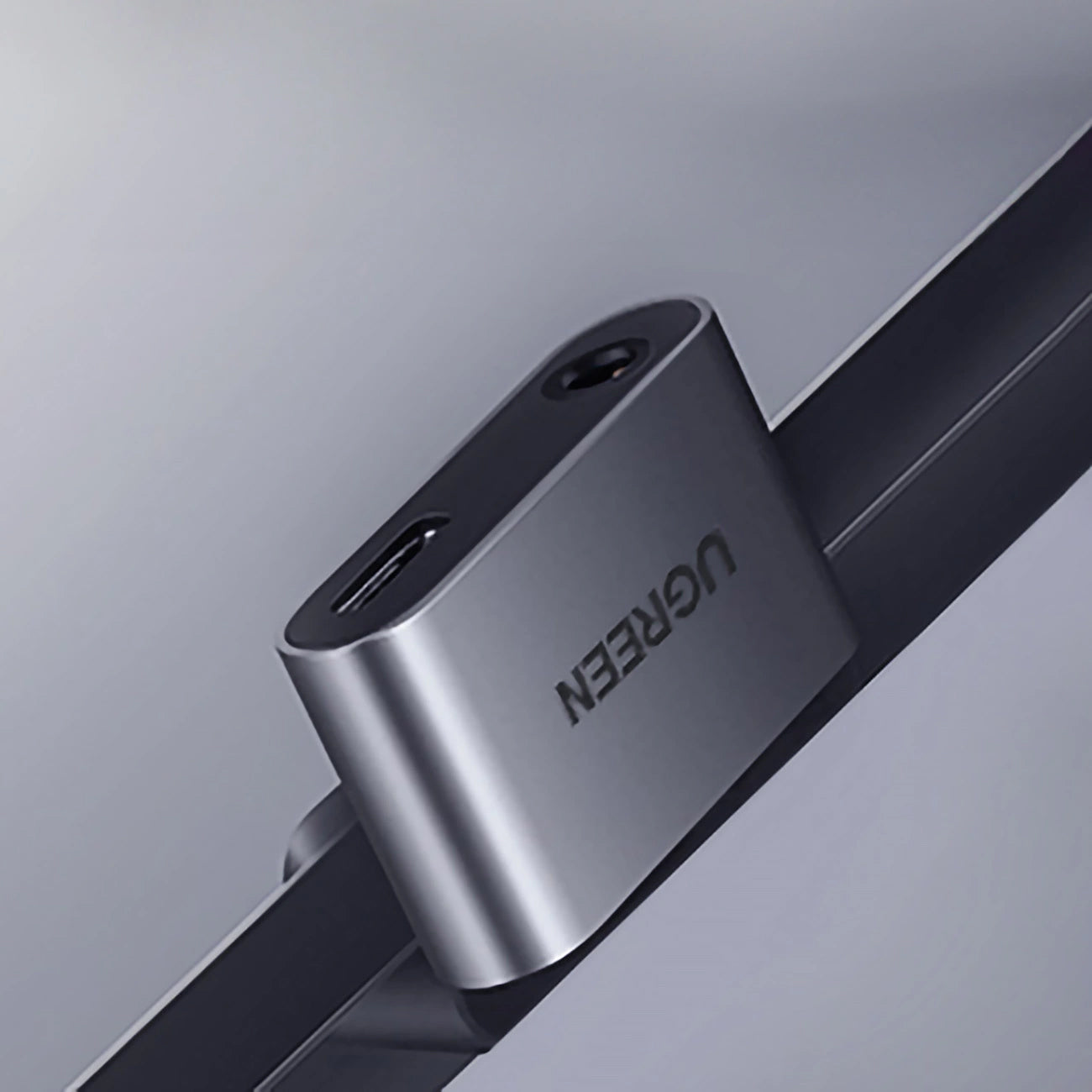 Προσαρμογέας Ήχου USB-C - 3.5mm / USB-C UGREEN CM193, Γκρι