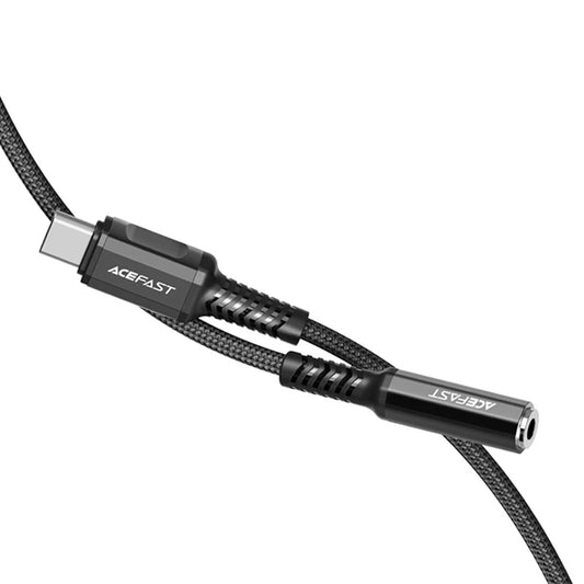 Προσαρμογέας Ήχου USB-C - 3.5mm Acefast C1-07, Μαύρο