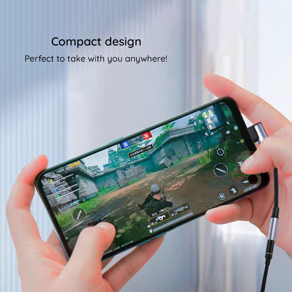 Προσαρμογέας Ήχου USB-C - 3.5mm Techsuit AC7 MusicDox, Γκρι
