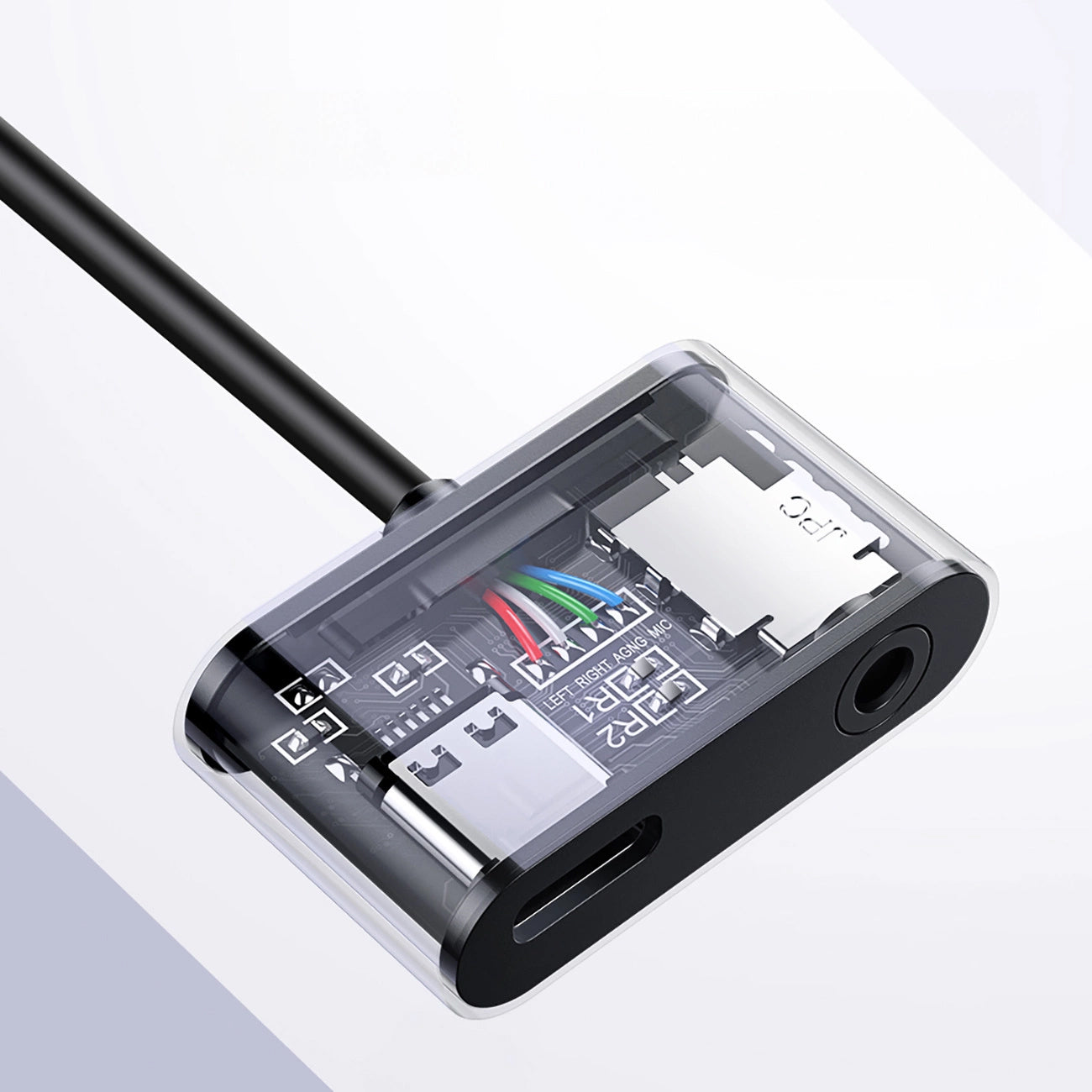 Προσαρμογέας Ήχου USB-C - 3.5mm / USB-C UGREEN CM193, Γκρι