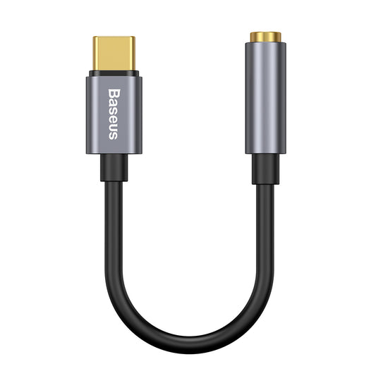 Προσαρμογέας ήχου 3,5 mm - USB-C Baseus L54, γκρι CATL54-0G