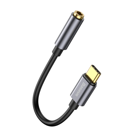 Προσαρμογέας ήχου 3,5 mm - USB-C Baseus L54, γκρι CATL54-0G