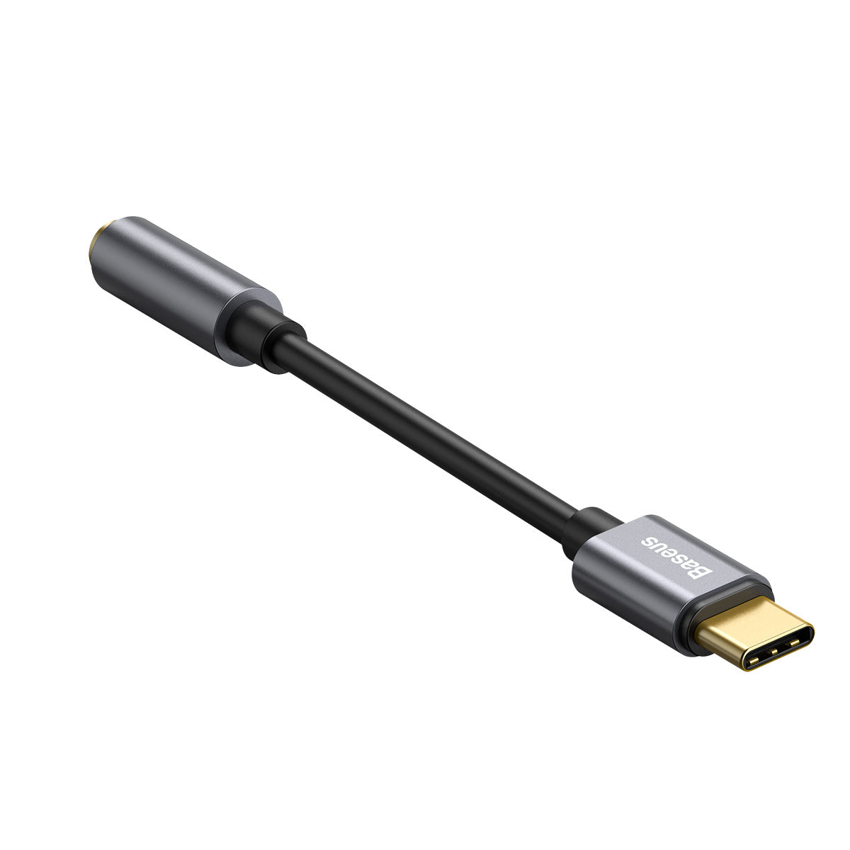 Προσαρμογέας Ήχου USB-C - 3.5mm Baseus L54, Γκρι CATL54-0G