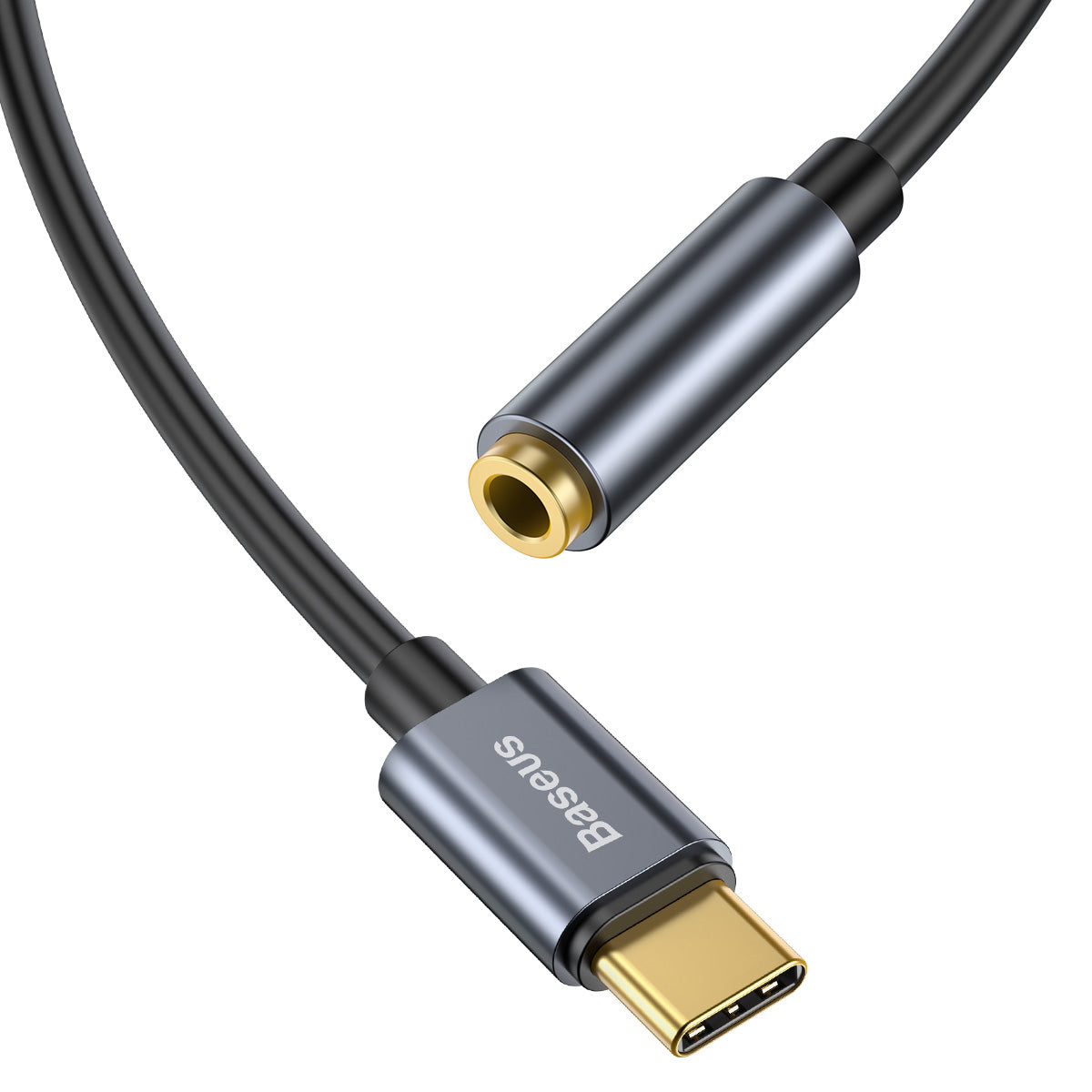 Προσαρμογέας Ήχου USB-C - 3.5mm Baseus L54, Γκρι CATL54-0G