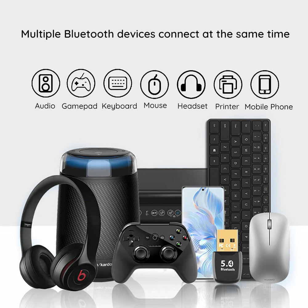 Προσαρμογέας Bluetooth USB Techsuit BlueJet A20, Μαύρος