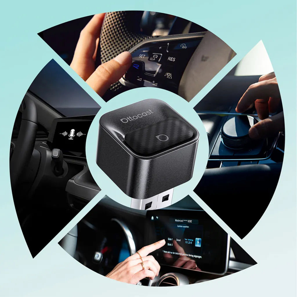 Ασύρματος προσαρμογέας Carplay / Android Auto Ottocast Mini Pico Style B για Apple iPhone / Android Series CA525-T3