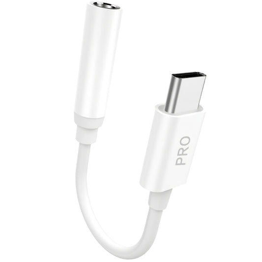 Προσαρμογέας ήχου USB-C - 3,5 mm Dudao L16CPro, λευκό