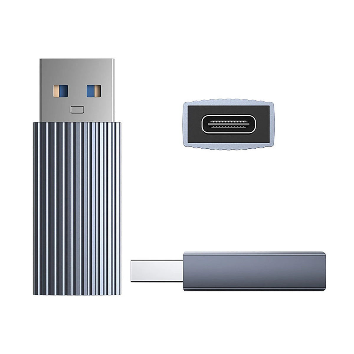 Προσαρμογέας Δεδομένων και Φόρτισης USB-C - USB-A Orico AH-AC10, Γκρι