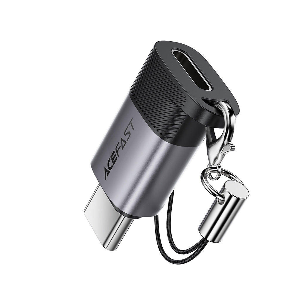 Προσαρμογέας Δεδομένων και Φόρτισης Lightning - USB-C Acefast J19, Γκρι