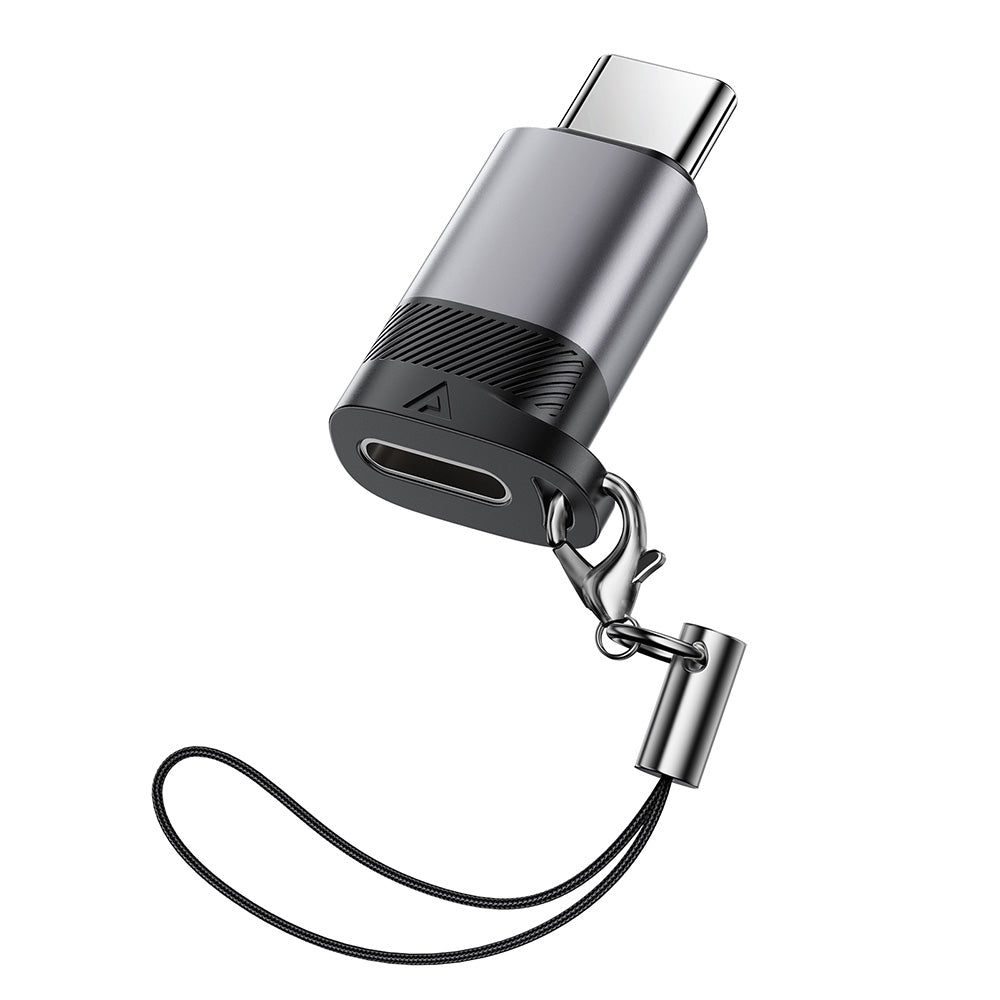 Προσαρμογέας Δεδομένων και Φόρτισης Lightning - USB-C Acefast J19, Γκρι
