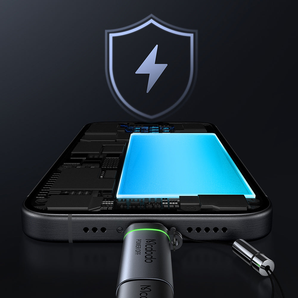 Αντάπτορας Δεδομένων και Φόρτισης Lightning - USB-C McDodo OT-6010 Power Off, Μαύρο
