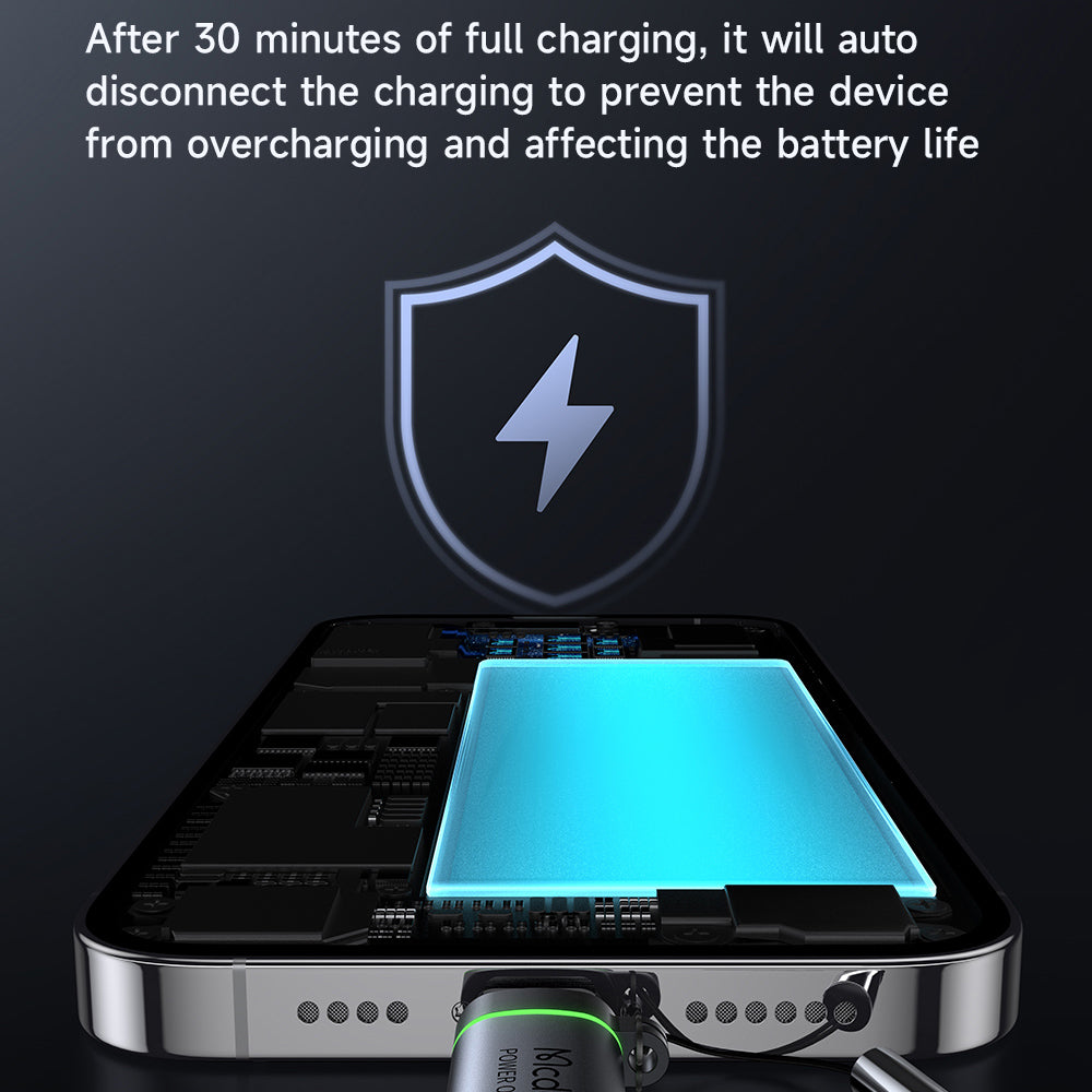 Προσαρμογέας Δεδομένων και Φόρτισης USB-C - Lightning McDodo OT-2590 Power Off, Μαύρο