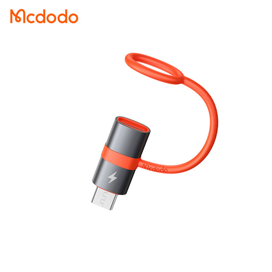Προσαρμογέας Δεδομένων και Φόρτισης USB-C - microUSB McDodo OT-3820, Γκρι