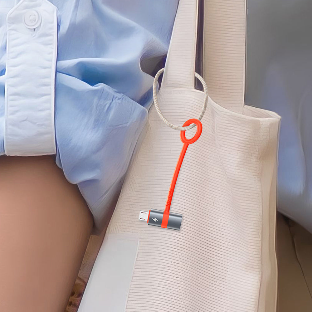 Προσαρμογέας Δεδομένων και Φόρτισης USB-C - microUSB McDodo OT-3820, Γκρι