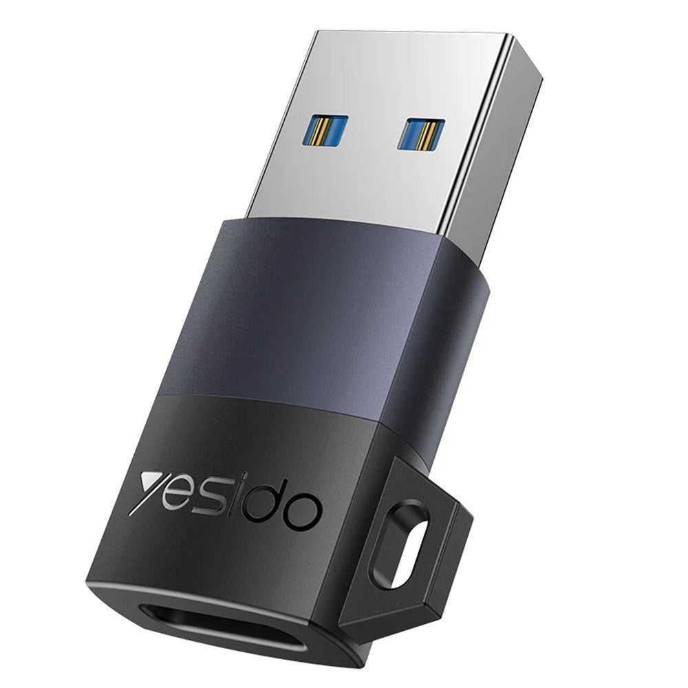 Προσαρμογέας Δεδομένων και Φόρτισης USB-C - USB-A Yesido GS34, Γκρι