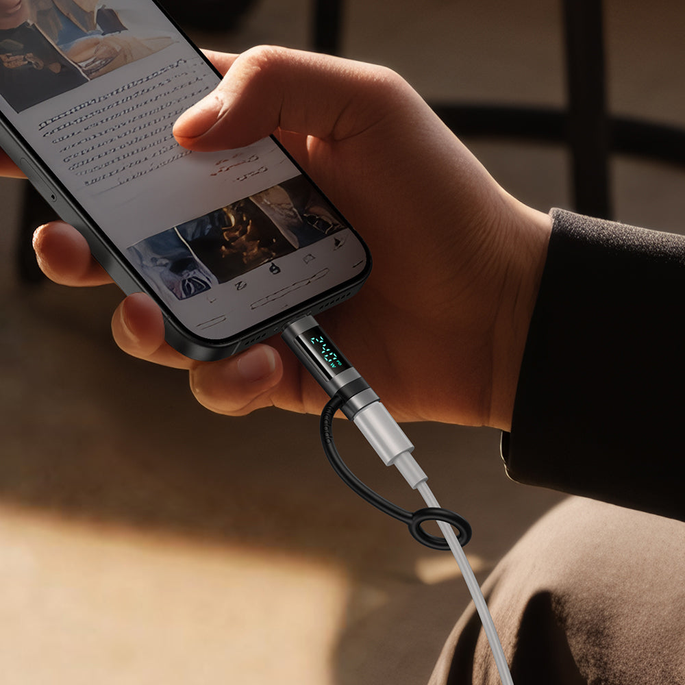 Προσαρμογέας Δεδομένων και Φόρτισης USB-C - USB-C McDodo OT-2620 Pigeon Display, Μαύρο