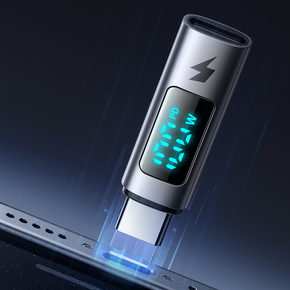 Προσαρμογέας Δεδομένων και Φόρτισης USB-C - USB-C McDodo OT-6090 Wales Display, Μαύρο