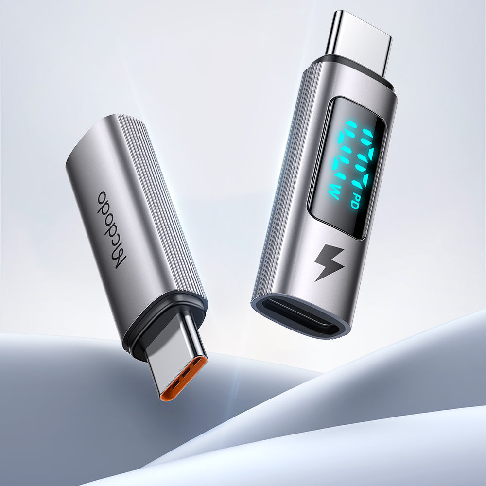 Προσαρμογέας Δεδομένων και Φόρτισης USB-C - USB-C McDodo OT-6090 Wales Display, Μαύρο