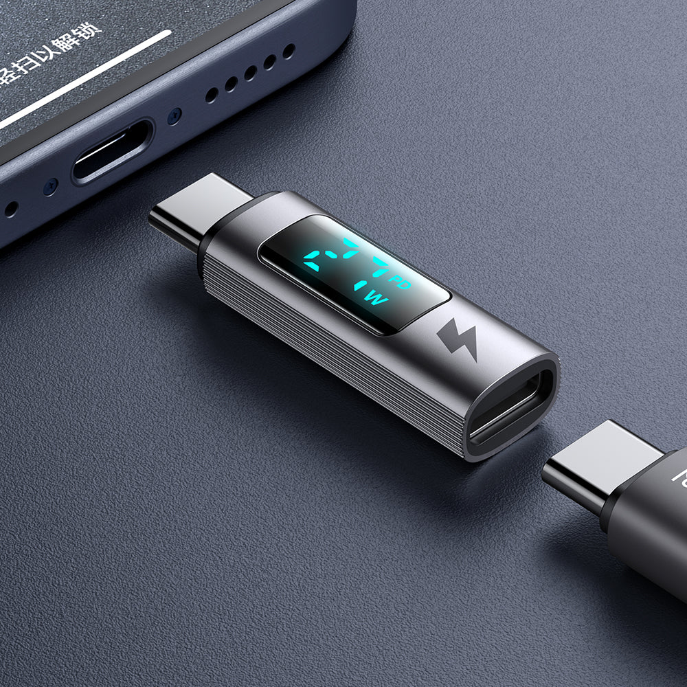 Προσαρμογέας Δεδομένων και Φόρτισης USB-C - USB-C McDodo OT-6090 Wales Display, Μαύρο