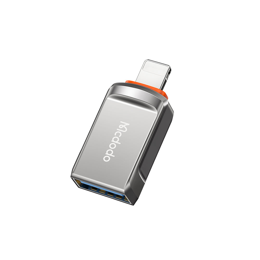 Προσαρμογέας OTG Lightning - USB-A McDodo OT-8600, Γκρι