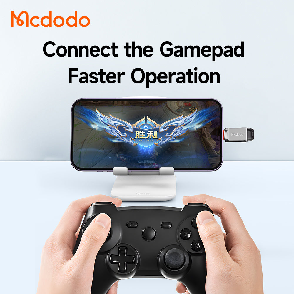 Προσαρμογέας OTG Lightning - USB-A McDodo OT-8600, Γκρι