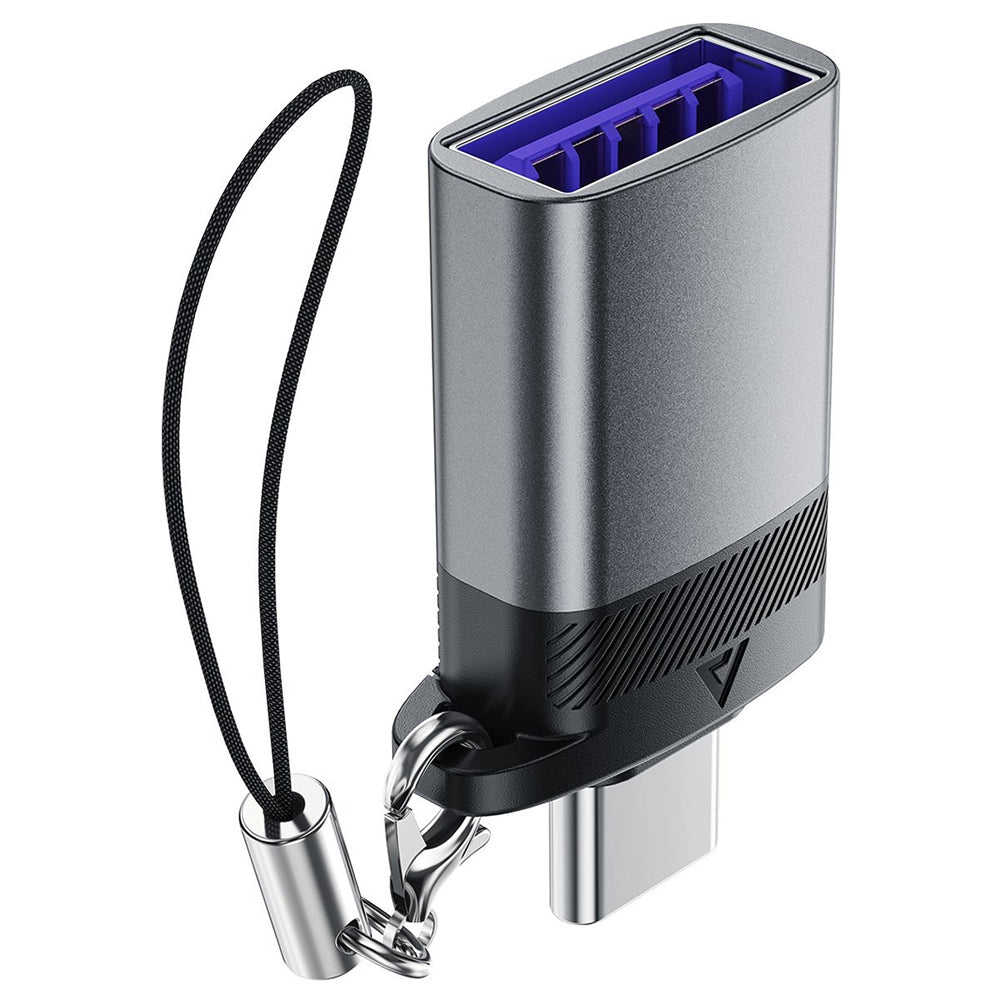 Προσαρμογέας OTG USB-C - USB-A Acefast J7, Γκρι