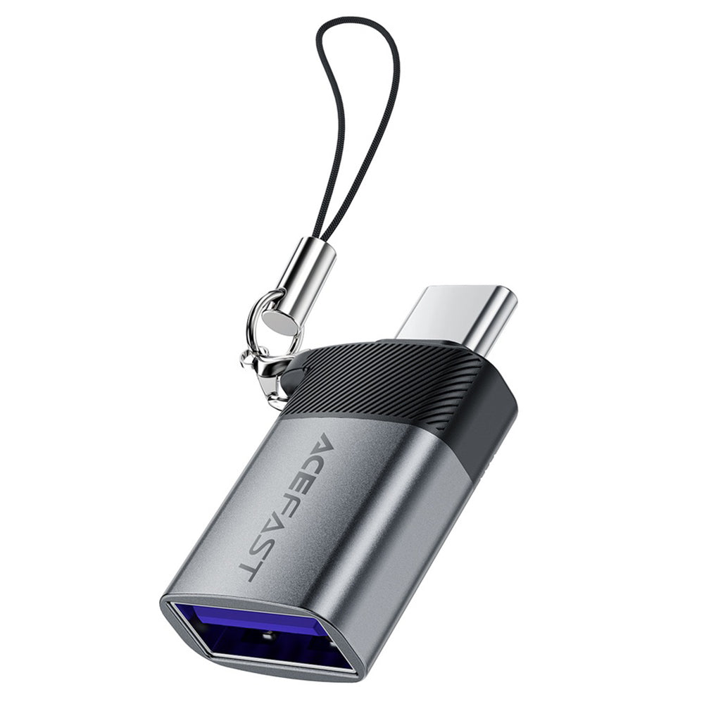 Προσαρμογέας OTG USB-C - USB-A Acefast J7, Γκρι