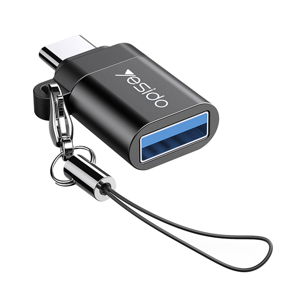 Adaptor OTG USB-C - USB-A Yesido GS06, Μαύρο