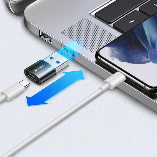 Προσαρμογέας Δεδομένων και Φόρτισης USB-C - USB-A Joyroom S-H152, Σετ 2 τεμαχίων, Μαύρο