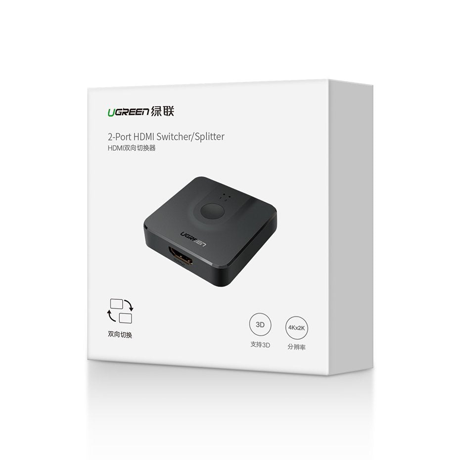 Switch Video HDMI UGREEN CM217, Μαύρο