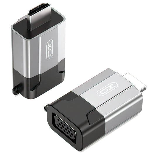 Video Adapter XO Design GB014, HDMI - VGA, Grey