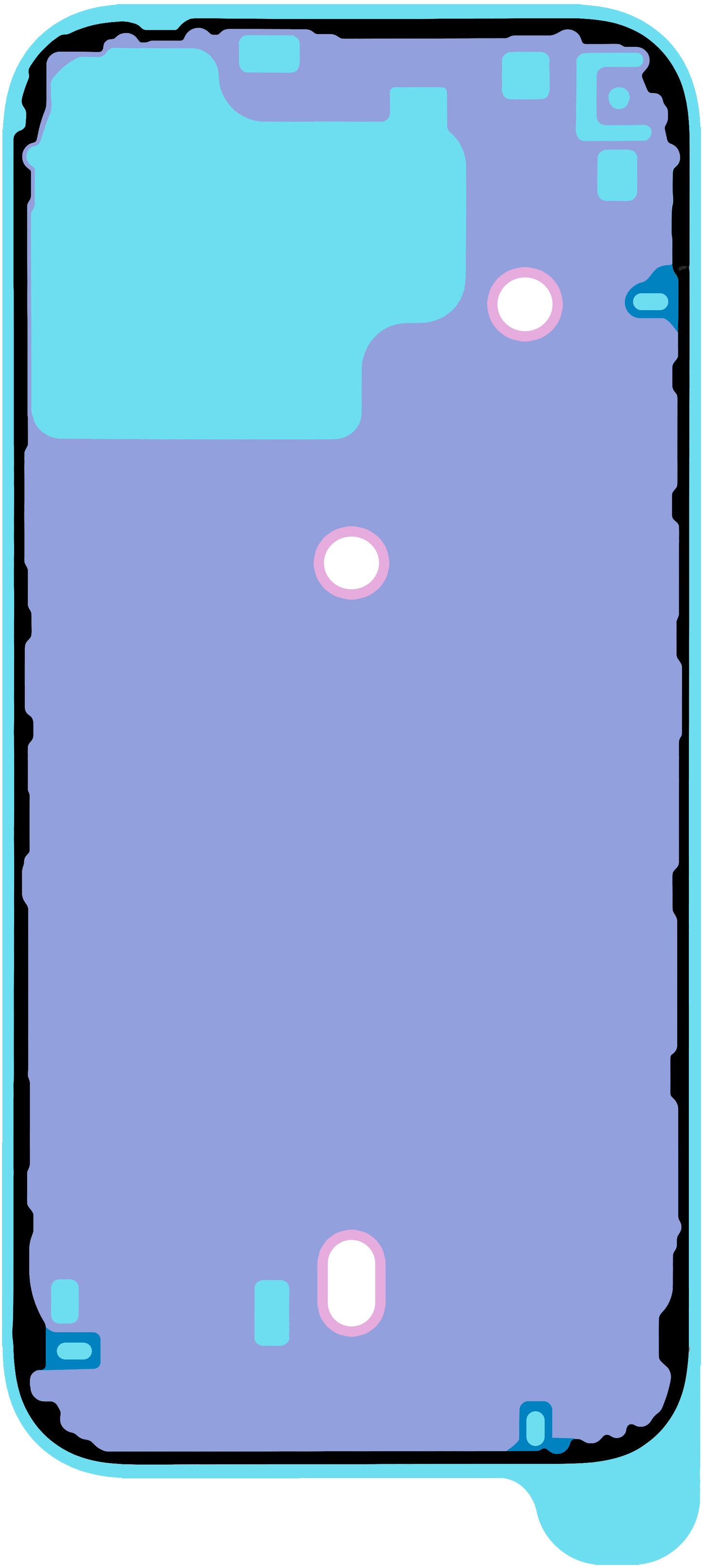 Κόλλα Καπάκι Μπαταρίας Apple iPhone 16 Pro Max, Service Pack 923-11072