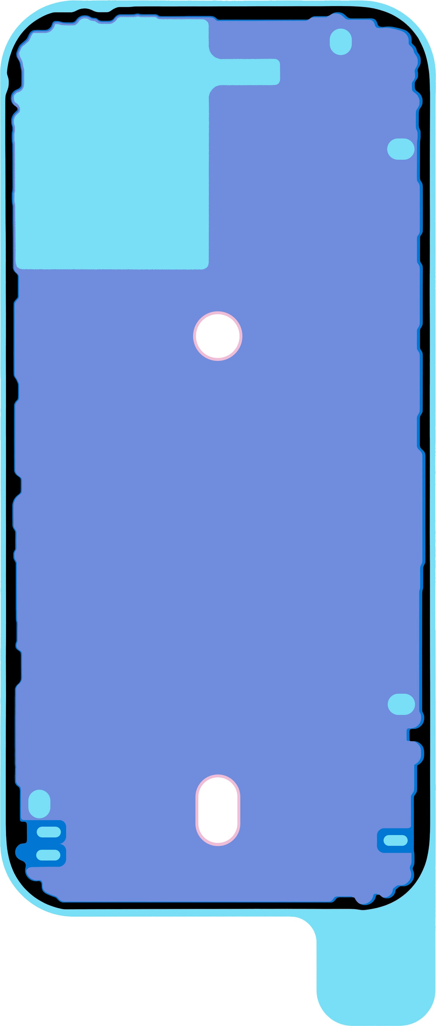 Κόλλα Καπάκι Μπαταρίας Apple iPhone 17, Service Pack 923-12868