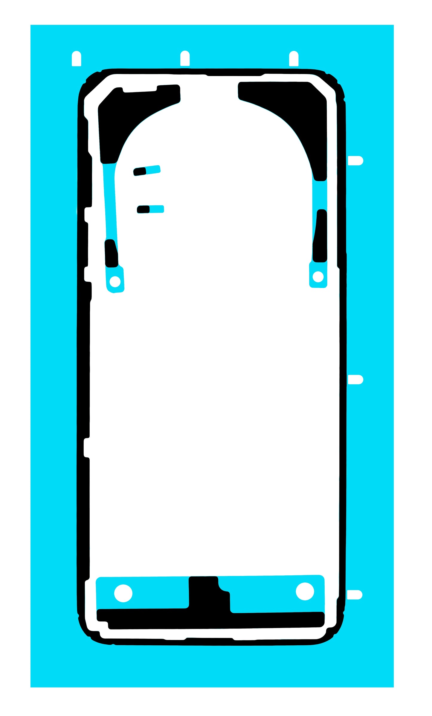 Κόλλα Καπάκι Μπαταρίας Honor Magic7 Pro, Service Pack 5163AELQ