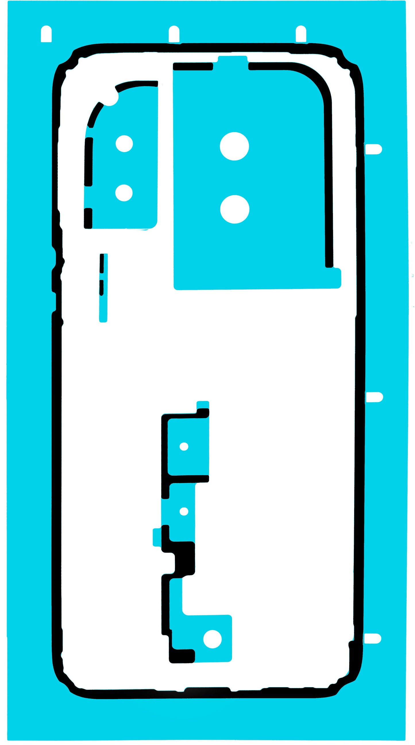 Κόλλα Καπάκι Μπαταρίας Huawei Pura 80 Pro / Pura 80 Ultra, Service Pack 51630MRC