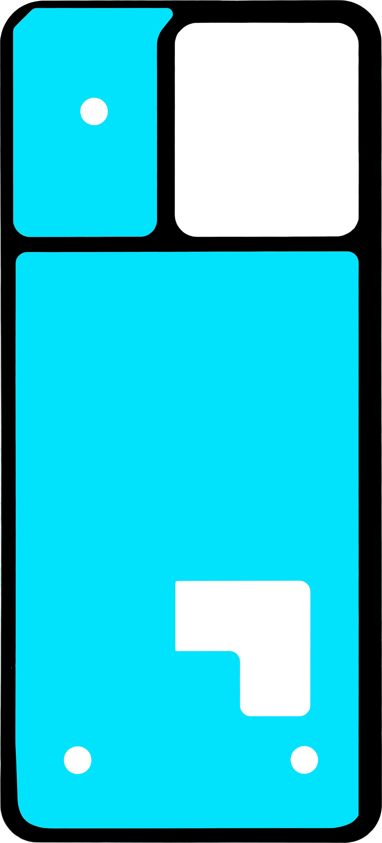 Κόλλα Καπάκι Μπαταρίας Motorola Edge 40 Neo, Service Pack 5D78C23510