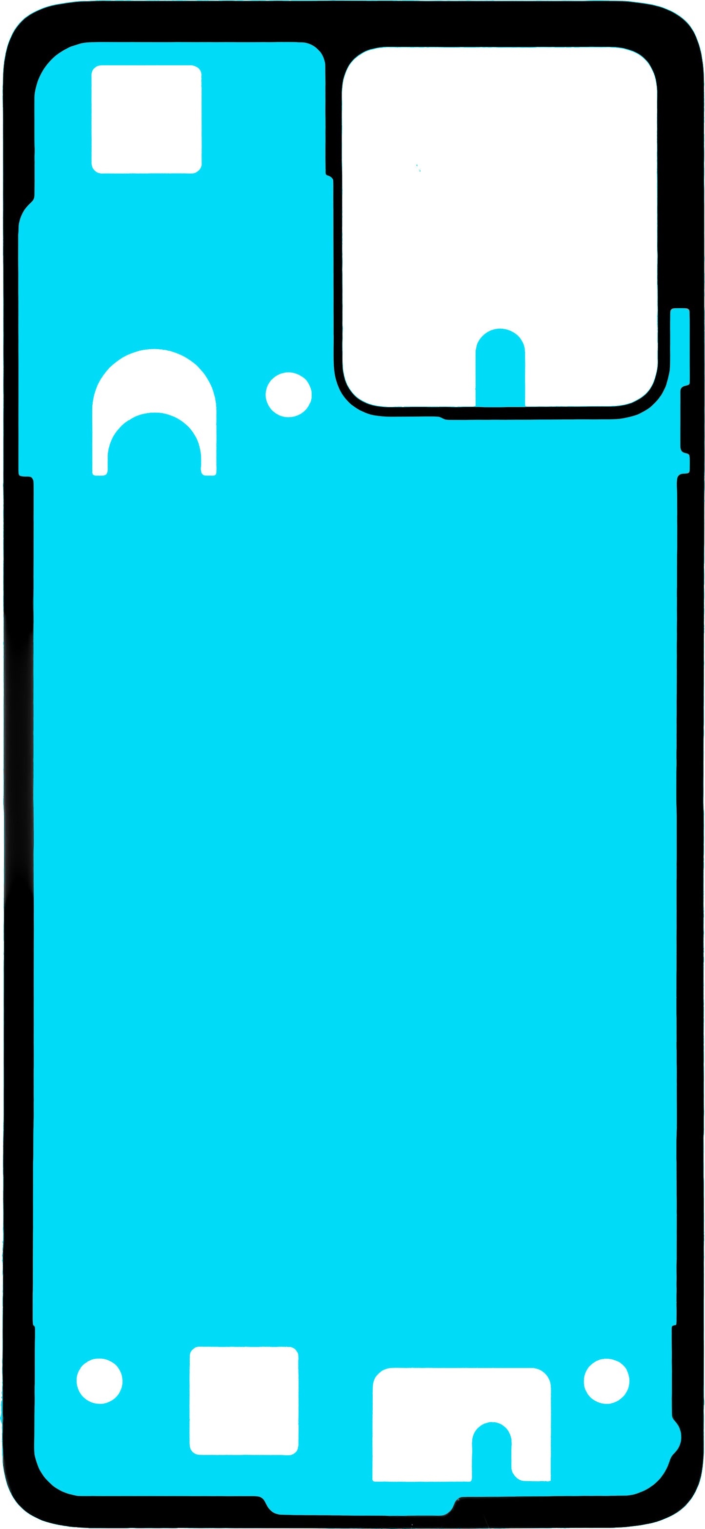 Κόλλα Καπάκι Μπαταρίας Motorola Moto G84, Service Pack 5D78C24244