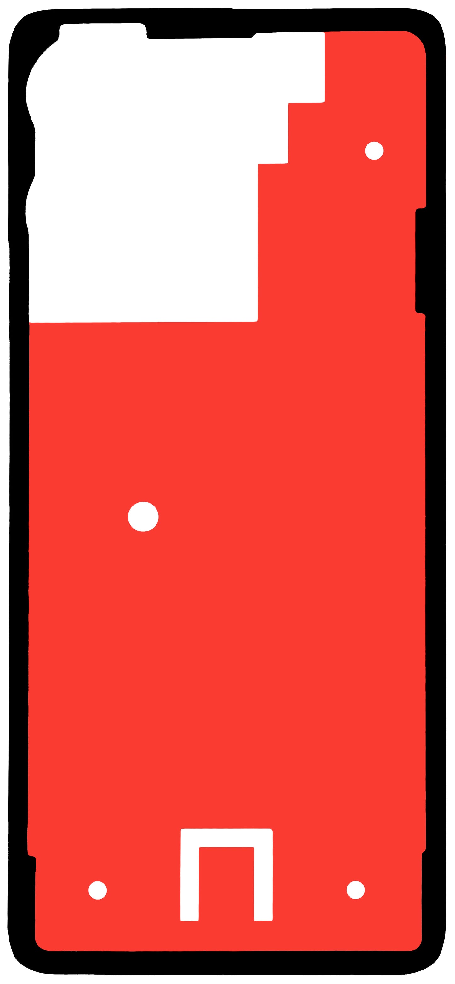 Κόλλα Καπάκι Μπαταρίας Motorola Moto G86 Power, Service Pack 5948C30670