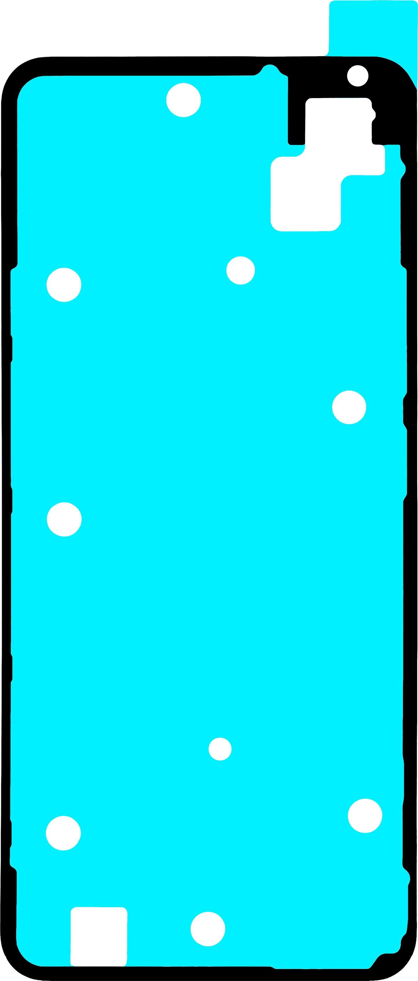 Κόλλα Καπάκι Μπαταρίας Realme Note 70T, Service Pack 612717000818