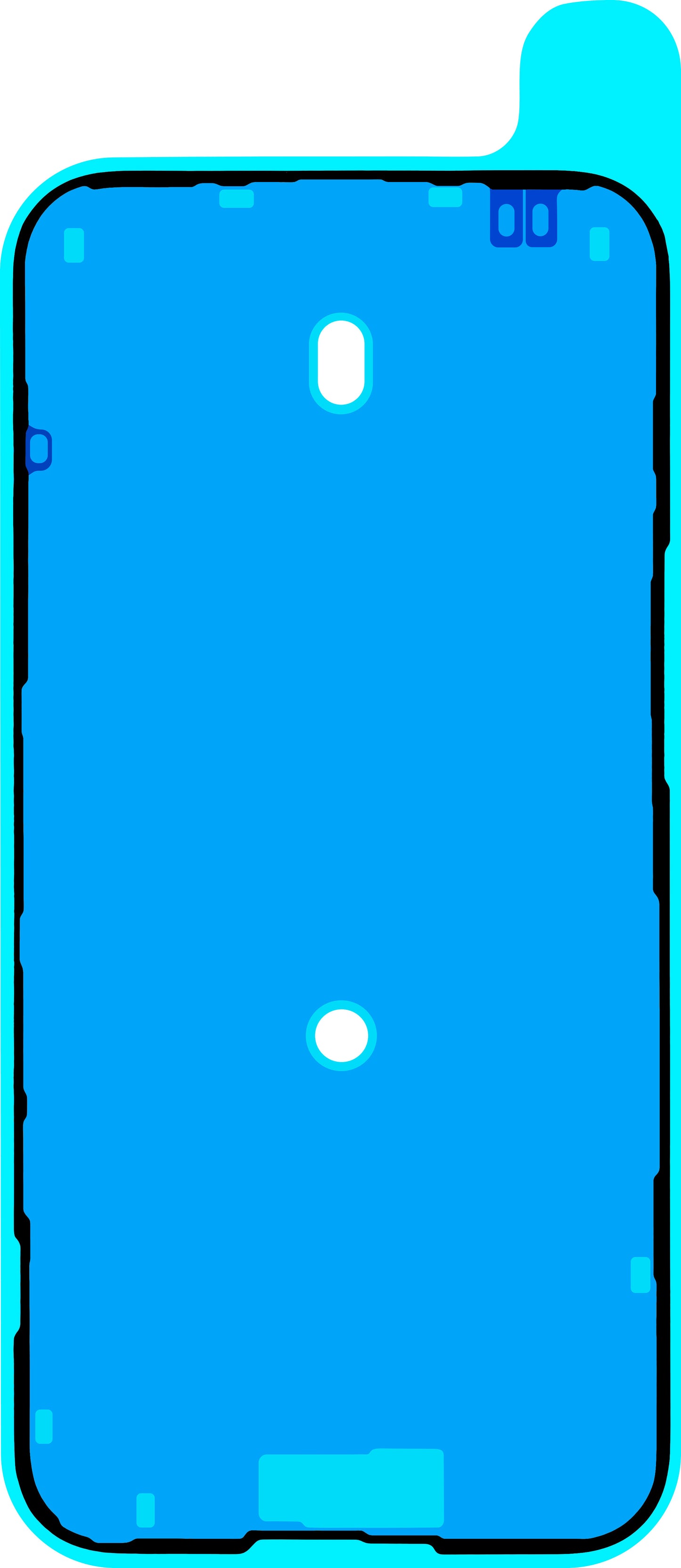 Κόλλα Οθόνης Apple iPhone 15 Plus, Service Pack 923-09186