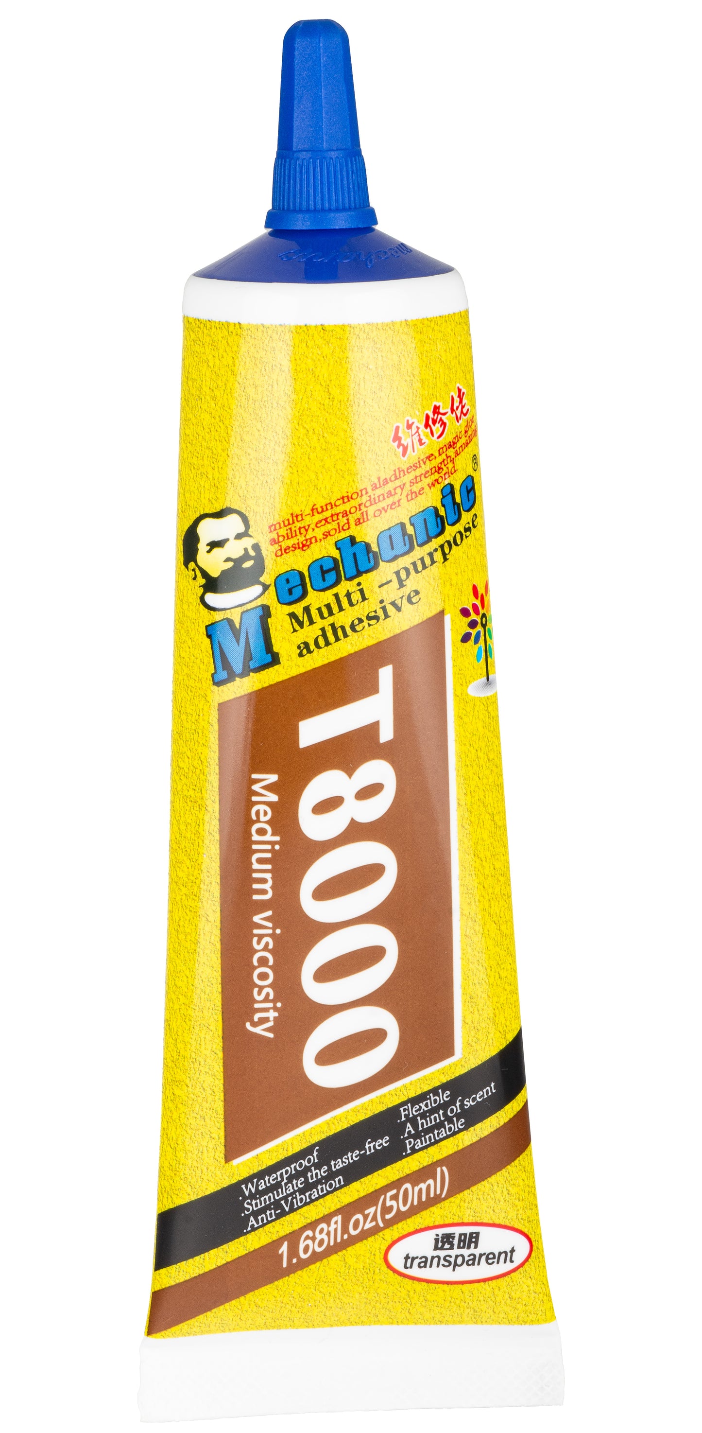 Υγρή Κόλλα Mechanic T-8000, 50ml, Διάφανη