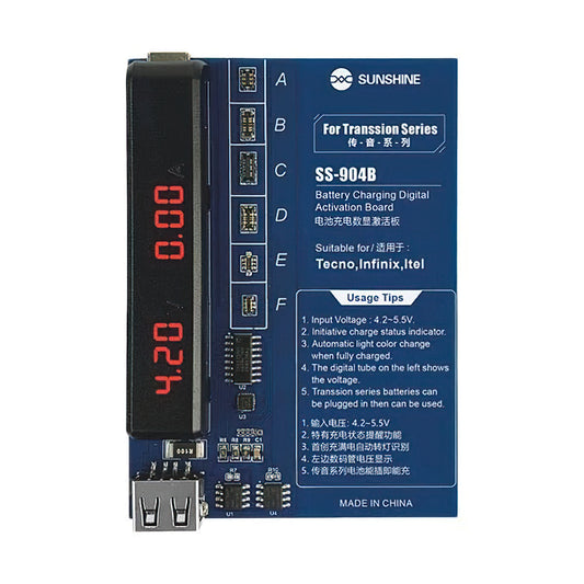 Τροφοδοτικό Πλακέτας Sunshine SS-904B για TECNO / Infinix / Itel Series, 2σε1