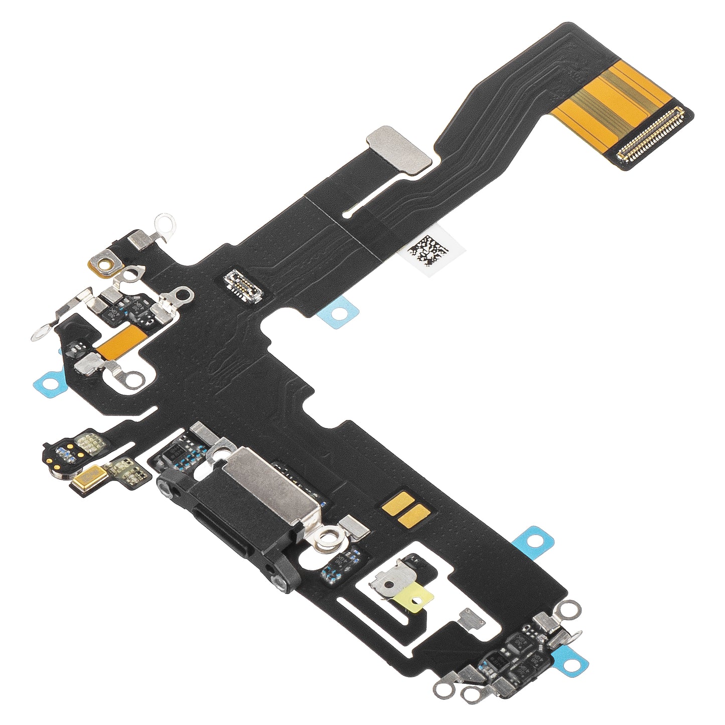Καλώδιο με Συνδετήρα Φόρτισης - Μικρόφωνο Apple iPhone 12 / 12 Pro, Μαύρο