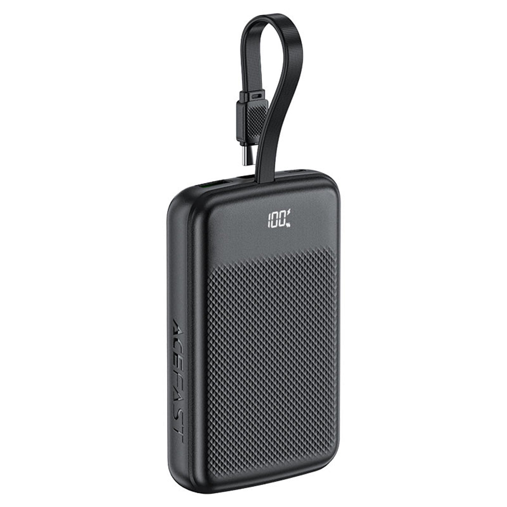 Εξωτερική Μπαταρία Acefast M13, 10000mAh, 22.5W, QC + PD, 1 x USB-A - 2 x USB-C, Μαύρη