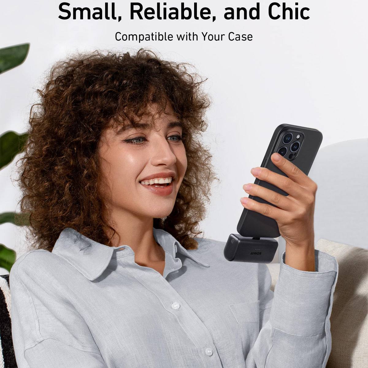 Εξωτερική Μπαταρία Anker Nano, 5000mAh, 22.5W, PD, 2 x USB-C, Μαύρη A1653H11