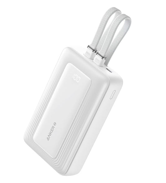 Εξωτερική Μπαταρία Anker PowerCore, 20000mAh, 30W, QC + PD, 1 x Lightning - 1 x USB-A - 2 x USB-C, Λευκή A1681H21