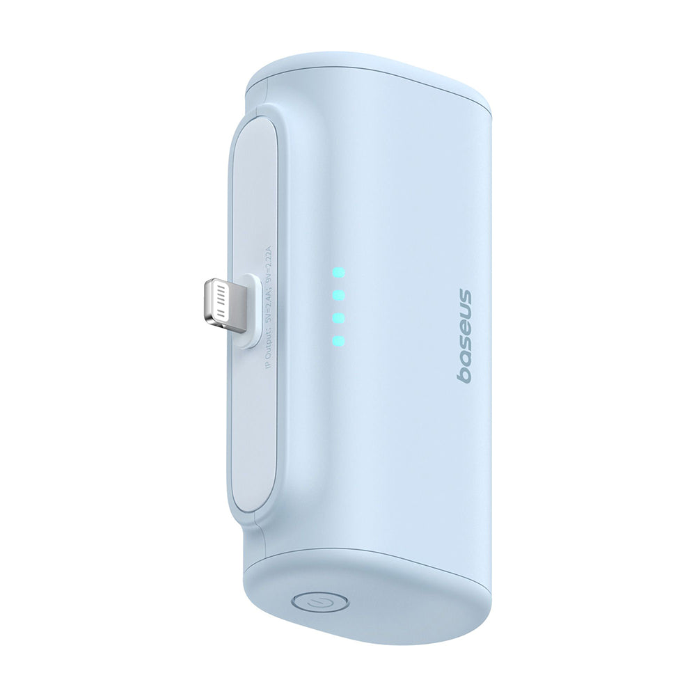 Εξωτερική Μπαταρία Baseus Compact, 5000mAh, 20W, PD, 1 x Lightning - 1 x USB-C, Μπλε P10068307313-00