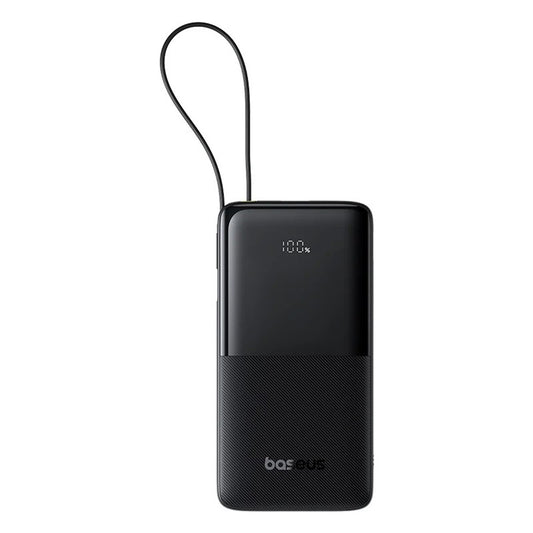Εξωτερική Μπαταρία Baseus Bipow 2, 10000mAh, 20W, QC + PD, 1 x USB-A - 2 x USB-C, Μαύρη P10077101113-00